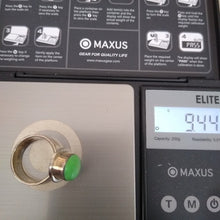 Load image into Gallery viewer, Sterling Silver Sonora Green Copper Turquoise Ring 925 Mexico, size 6.5
