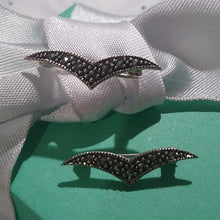 Load image into Gallery viewer, Sterling Silver Chevron Seagull Scatter Pins, set of 2
