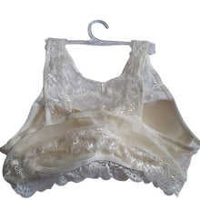 Load image into Gallery viewer, Candie's Longline Lace Push-Up Bra, Ivory, Small
