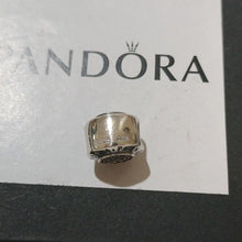 Load image into Gallery viewer, Pandora  Sterling Silver Pandora Signature Bead with Clear Zirconia - 791414cz
