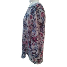 Load image into Gallery viewer, Chaps Women's Long Sleeved Watercolor Floral Blouse, Large
