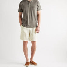 Load image into Gallery viewer, Onia NOAH Drawstring 100% Linen Shorts, Natural White, size Medium
