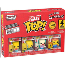 Load image into Gallery viewer, Funko Bitty Pop! The Simpsons 4-Pack Series 1 Bart, Mr. Burns, Krusty + Chase

