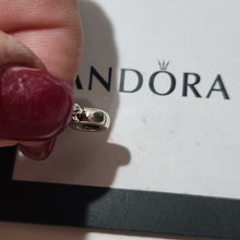 Load image into Gallery viewer, Pandora Retired Sterling Silver Sparkling Stiletto Shoe Dangle Charm  791536cz
