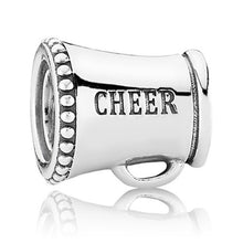 Load image into Gallery viewer, Pandora Retired Sterling Silver Cheerleader Megaphone Bead - 791125
