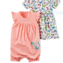 Load image into Gallery viewer, Carter&#39;s Newborn &amp; Infant Girls&#39; Romper &amp; Dress - Butterfly &amp; Polka Dot, 3m
