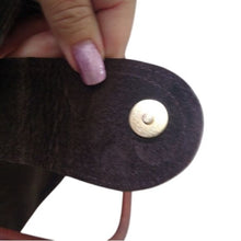 Load image into Gallery viewer, Vintage Tooled Leather + Suede Horse Horseshoe Purse Bag
