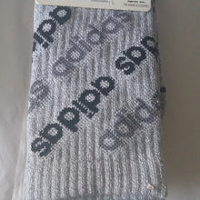 Load image into Gallery viewer, Adidas Aeroready Crew Socks, Size 6-12, Black/Grey, 3 pair
