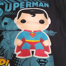 Load image into Gallery viewer, Boy's Funko Pop Heroes Superman T-shirt, Black Small 6/7
