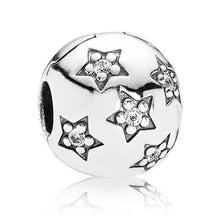 Load image into Gallery viewer, PANDORA Sterling Silver Twinkle Twinkle Star Clip  791058cz
