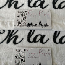 Load image into Gallery viewer, From Paris With Love Towels, Set of 2 Bath
