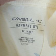 Load image into Gallery viewer, O'Neill Men's Garment Dye Pocket Logo S/S Trifecta Tee, Pale Yellow, size XXL
