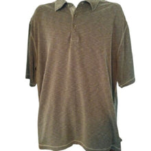 Load image into Gallery viewer, Pronto Uomo Blue Men's Heathered Brown Polo, size 2XLT
