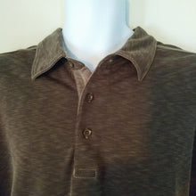 Load image into Gallery viewer, Pronto Uomo Blue Men's Heathered Brown Polo, size 2XLT

