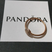 Load image into Gallery viewer, Pandora Rose™ Radiant Elegance Ring with Clear Zirconia - 180986CZ, Size 9
