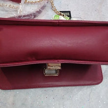 Load image into Gallery viewer, Badgely Mishka Crossbody Bag Purse with Studs, Wine
