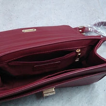 Load image into Gallery viewer, Badgely Mishka Crossbody Bag Purse with Studs, Wine
