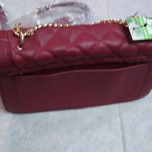 Load image into Gallery viewer, Badgely Mishka Crossbody Bag Purse with Studs, Wine
