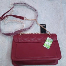 Load image into Gallery viewer, Badgely Mishka Crossbody Bag Purse with Studs, Wine
