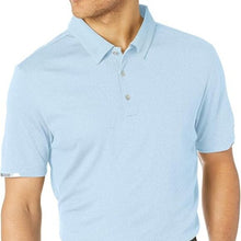 Load image into Gallery viewer, Adidas Climachill Core Heather Blue Polo Shirt Classic Design, Size Medium
