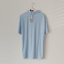 Load image into Gallery viewer, Adidas Climachill Core Heather Blue Polo Shirt Classic Design, Size Medium

