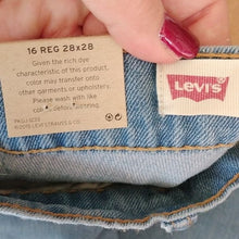 Load image into Gallery viewer, Levi's Big Boys 511 Slim Stretch Denim Blue Jeans, Dallas, 16 Regular 28x28

