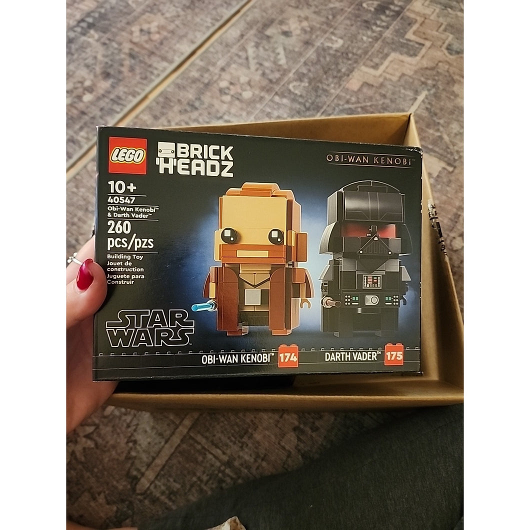 LEGO Brickheadz 40547 OBI-Wan Kenobi & Darth Vader