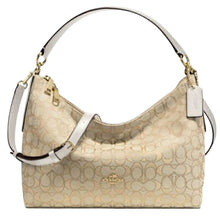 Load image into Gallery viewer, Coach F58284 Outline Signature East West Celeste Hobo Bag Purse, IM/DQC
