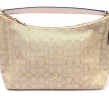 Load image into Gallery viewer, Coach F58284 Outline Signature East West Celeste Hobo Bag Purse, IM/DQC
