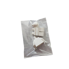 Load image into Gallery viewer, LEGO Minifigure Plain All White Monochrome Head Body Torso Arms Hands Legs

