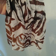 Load image into Gallery viewer, Elementz Animal Print Ruffle Blouse, Browns/Ivory, Size 3X
