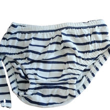 Load image into Gallery viewer, Carter's Baby Girl's Striped Jersey Dress w/ Cover, Size 3 months
