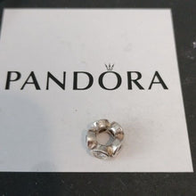 Load image into Gallery viewer, Pandora Retired Sterling Silver Lights Spacer with Clear Zirconia - 790226CZ
