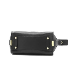 Load image into Gallery viewer, Coach 87295 Pebble Leather Swagger 27 Satchel Bag Purse, LI/Black
