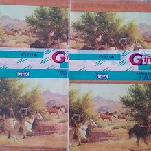 Load image into Gallery viewer, Vintage CLEO Men's Cowboy Horses Western Gift Wrap 2 packages 4 sheets
