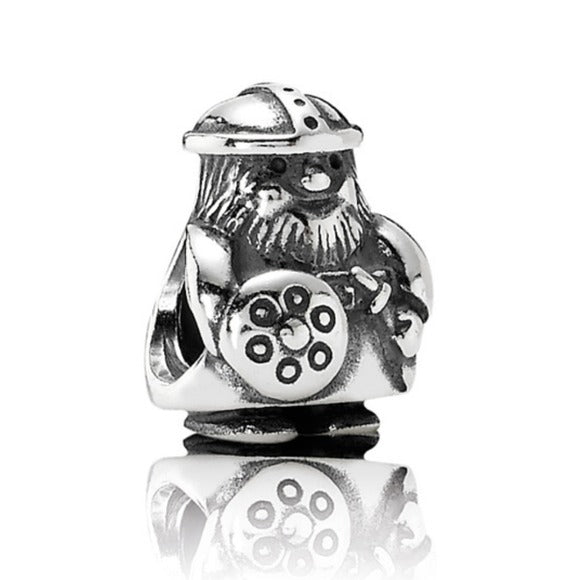 Pandora Retired Sterling Silver Viking Bead - 790588