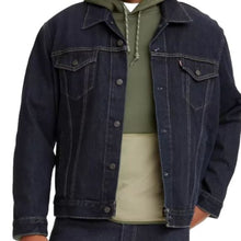 Load image into Gallery viewer, Levi&#39;s Men&#39;s Trucker Denim Jacket, Rinse, Medium
