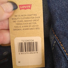 Load image into Gallery viewer, Levi&#39;s Men&#39;s Trucker Denim Jacket, Rinse, Medium

