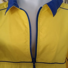 Load image into Gallery viewer, Beach Rays Yellow + Blue 1/4 Zip Jacket, XXL
