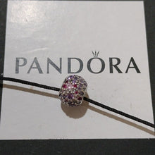 Load image into Gallery viewer, Pandora Sterling Silver Pave Lights Charm w/ multicolored CZs 791261aczmx
