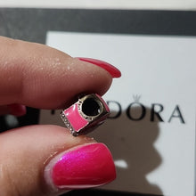 Load image into Gallery viewer, Pandora Retired Sterling Silver Gift of Love Heart Charm 792047cz
