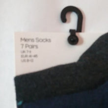 Load image into Gallery viewer, SOHO W1 Collection 7 pairs Socks Blues, Gr…
