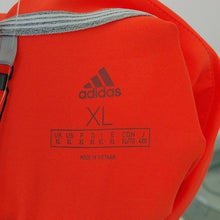 Load image into Gallery viewer, Adidas Neon Orange Polo Shirt Classic Design, Size XL
