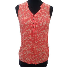 Load image into Gallery viewer, North Face Women&#39;s Sleeveless Career Blouse, Coral/Peach, Size XS
