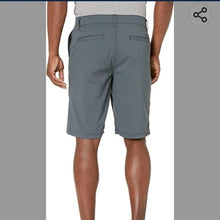 Load image into Gallery viewer, Lee Men's Mission Flat-Front Shorts, Charcoal Grey, 42 waist
