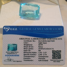 Load image into Gallery viewer, 60.99 Carats Aquamarine Gemstone, Fancy Cut
