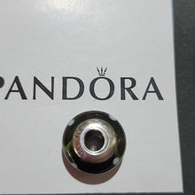 Load image into Gallery viewer, Pandora Black and White Polka Dot Charm 790603

