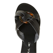 Load image into Gallery viewer, O'Neill Black Vilano Flip Flop Sandals, Size 7
