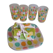 Load image into Gallery viewer, Spring Easter Melamine Plates, Acrylic Tumblers + 6 pack Dishcloths
