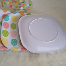 Load image into Gallery viewer, Spring Easter Melamine Plates, Acrylic Tumblers + 6 pack Dishcloths
